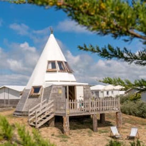 AUßERGEWÖHNLICHE UNTERKUNFT 5 Personen - Lodge Magic Tipi 5p 1ch