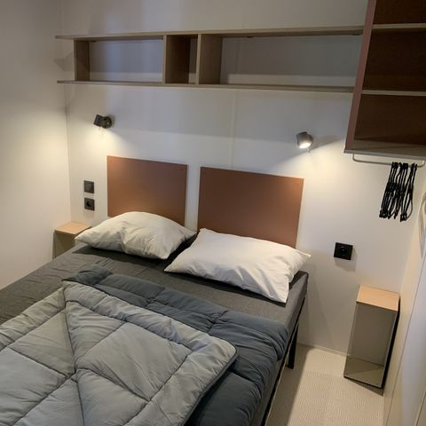 Mobilheim 6 personen - Comfort XL | 3 Zi. | 6 Pers. | Erhöhte Terrasse | Klima.