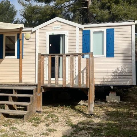 Mobilheim 6 Personen - Comfort | 3 Zi. | 6 Pers. | Erhöhte Terrasse | Clim.