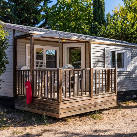 Mobilheim 6 personen - Comfort | 2 Zi. | 4/6 Pers. | Einfache Terrasse | Klim.