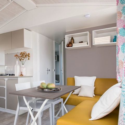 Mobilheim 6 personen - Mobilheim | Comfort | 3 Zi. | 6 Pers. | Einfache Terrasse | Clim.