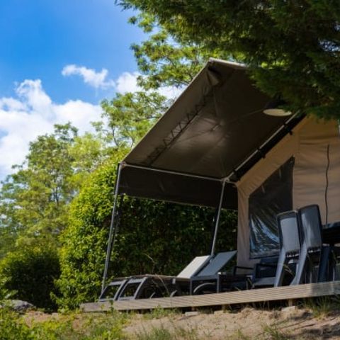 Bungalowzelt 6 Personen - Bungalow Zelt Glamping Tournesol 4+2