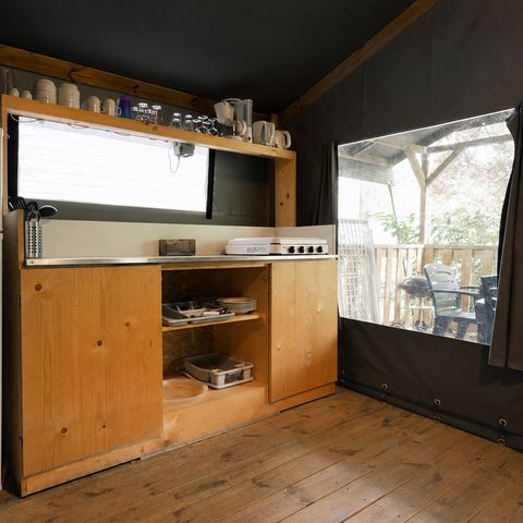 Bungalowzelt 4 personen - Bungalow Zelt Glamping Camomille