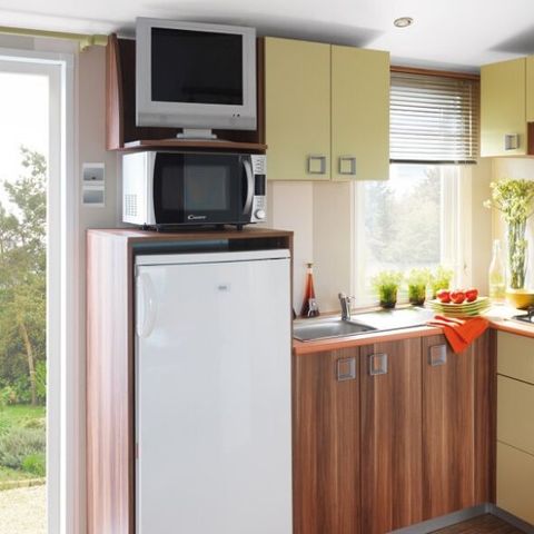 Mobilheim 6 Personen - Freizeit 3 Schlafzimmer - TV