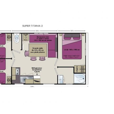 Mobilheim 6 Personen - TITANIA