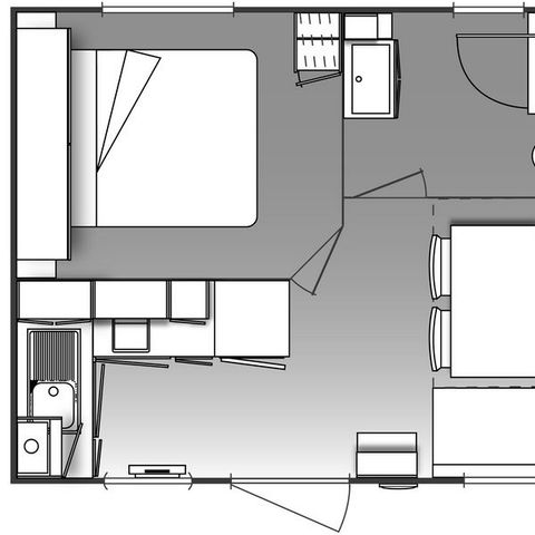 Mobilheim 3 Personen - GIGARO