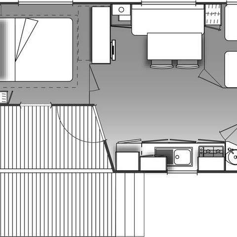 Mobilheim 4 Personen - CAP LARDIER