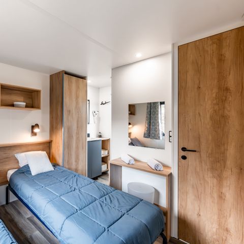 Mobilheim 4 Personen - Reiher (2 Schlafzimmer 2 Badezimmer)