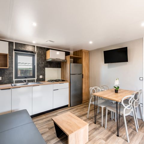 Mobilheim 4 Personen - Reiher (2 Schlafzimmer 2 Badezimmer)
