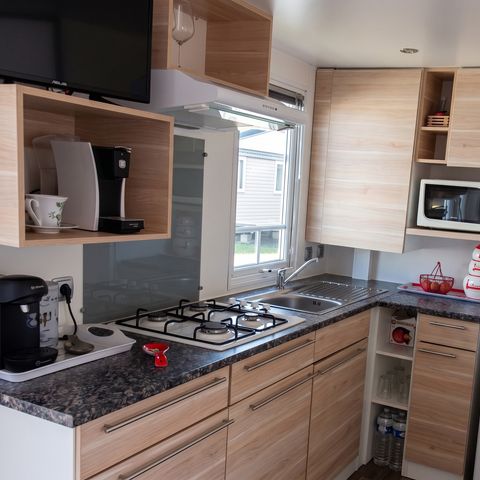 Mobilheim 4 Personen - Grand Confort - 2 Schlafzimmer - TV