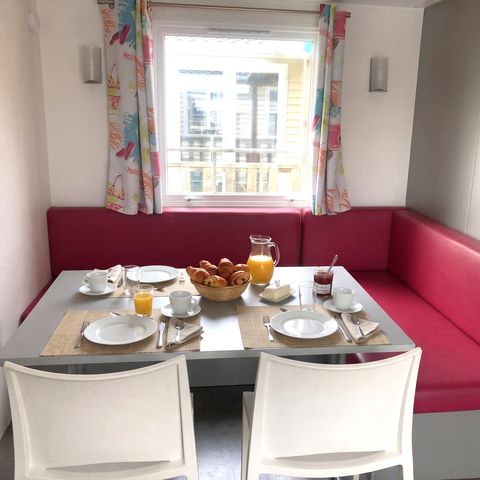 Mobilheim 4 Personen - Grand Confort - 2 Schlafzimmer - TV