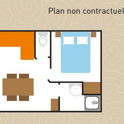 Mobilheim 4 Personen - Cottage - Le Classique Privilège