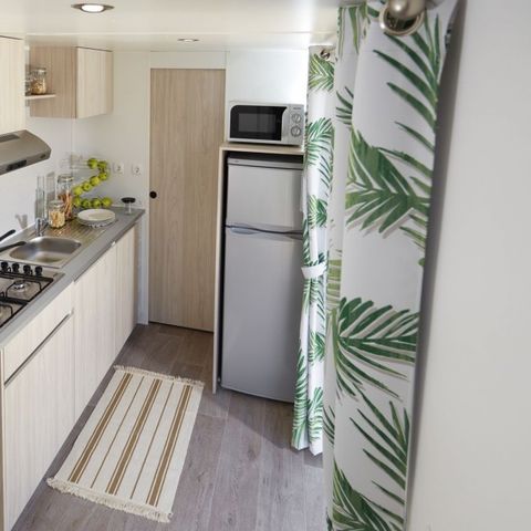 Mobilheim 6 personen - 2 Schlafzimmer - TV + Klima