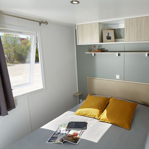 Mobilheim 6 personen - 2 Schlafzimmer - TV + Klima