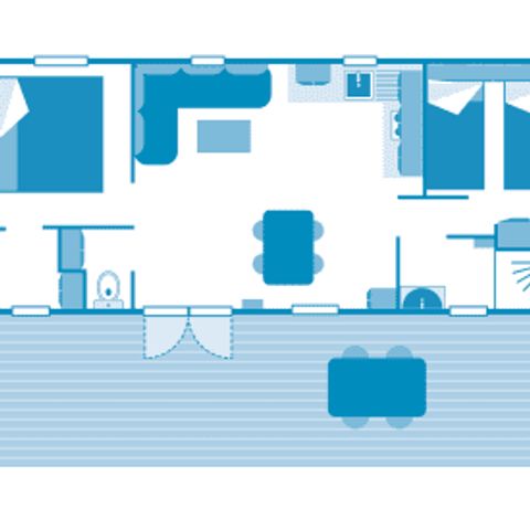 Mobilheim 4 Personen - Cottage 4p 2ch ****