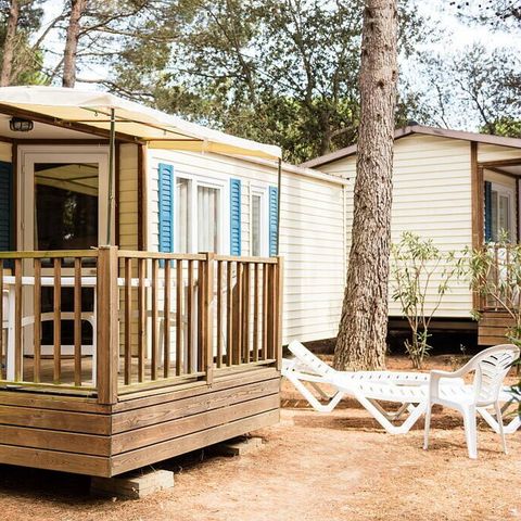 Mobilheim 4 Personen - Mobilheim | Classic | 2 Zi. | 4 Pers. | Einfache Terrasse | Klim.