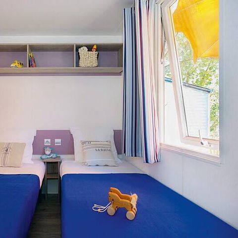 Mobilheim 4 Personen - Mobilheim | Classic | 2 Zi. | 4 Pers. | Einfache Terrasse | Klim.