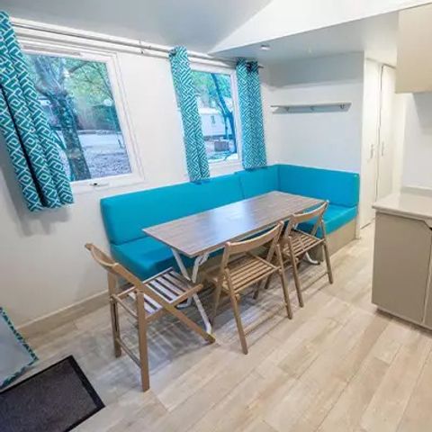 Mobilheim 6 Personen - Mobilheim | Comfort | 3 Zi. | 6 Pers. | Erhöhte Terrasse | Clim.