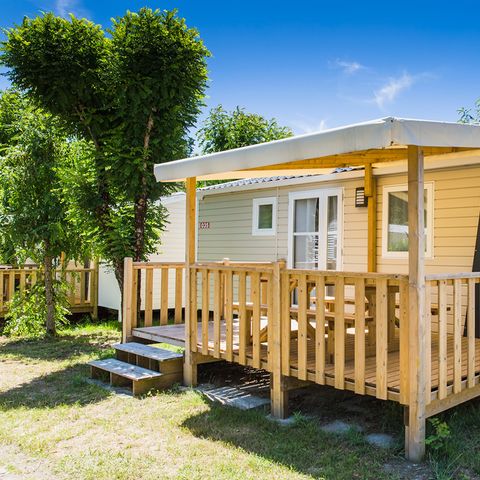 Mobilheim 5 Personen - Mobilheim Confort 4/5 Personen mit Klimaanlage (ca. 26 m²)