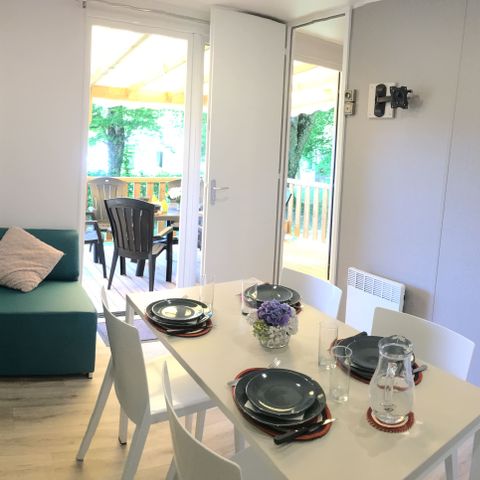 Mobilheim 4 Personen - Mobilheim Gabare Premium 37m² - 2 Zimmer 4/6 Pers.
