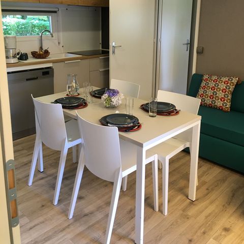 Mobilheim 4 Personen - Mobilheim Gabare Premium 37m² - 2 Zimmer 4/6 Pers.