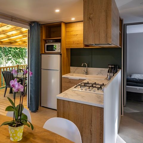 Mobilheim 6 Personen - Mobilheim Premium Evasion 45m² (3 Zimmer) 6 Pers.