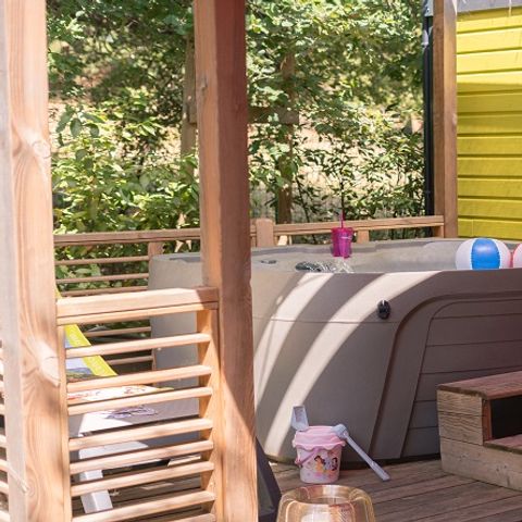 Mobilheim 4 Personen - DUO PREMIUM JACUZZI