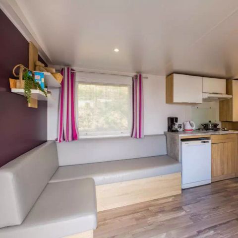 Mobilheim 4 Personen - Mobilheim | Comfort | 2 Zi. | 4 Pers. | Erhöhte Terrasse | Klimaanlage | TV