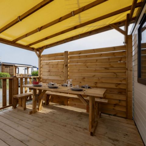 Mobilheim 6 Personen - Komfort + 3 Zimmer Samstag