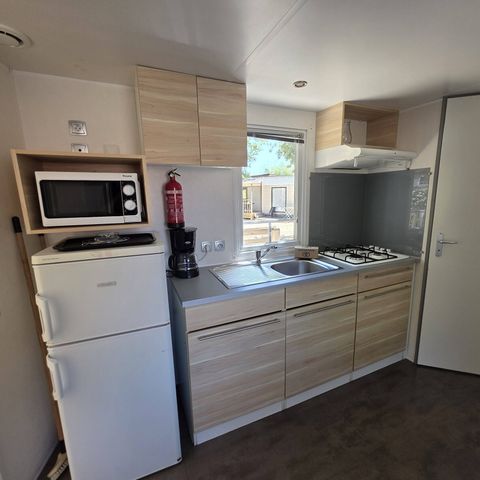 Mobilheim 4 Personen - Classic | 2 Schlafz. | 4 Pers. | Einzelne Terrasse | Klimaanlage
