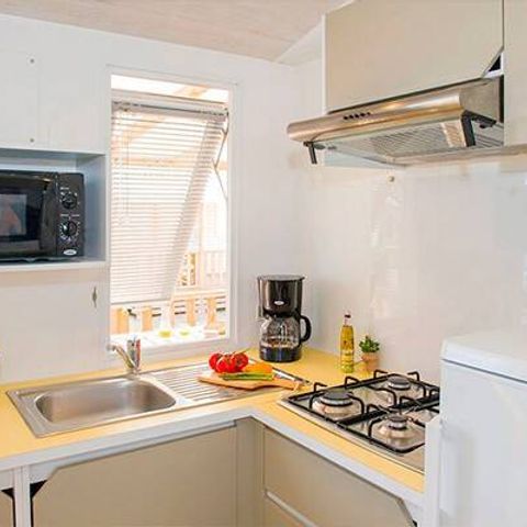 Mobilheim 4 personen - Classic | 2 Schlafz. | 4 Pers. | Erhöhte Terrasse | Klimaanlage