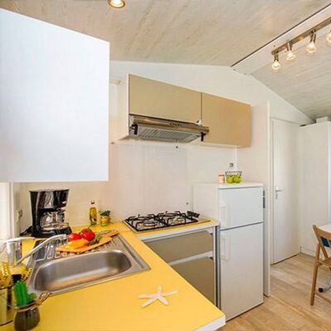 Mobilheim 4 personen - Classic | 2 Schlafz. | 4 Pers. | Erhöhte Terrasse | Klimaanlage