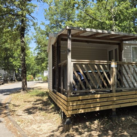 Mobilheim 4 Personen - Comfort | 2 Schlafz. | 4 Pers. | Einfache Terrasse | Klimaanlage