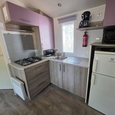 Mobilheim 4 Personen - Comfort | 2 Schlafz. | 4 Pers. | Einfache Terrasse | Klimaanlage