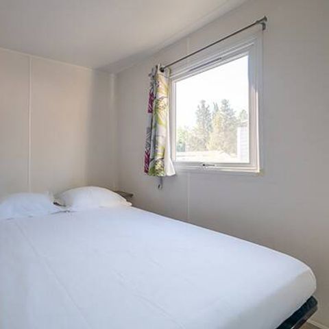 Mobilheim 4 personen - Comfort | 2 Schlafz. | 4 Pers. | Erhöhte Terrasse | Klimaanlage