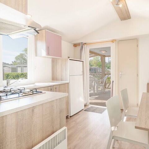 Mobilheim 4 personen - Comfort | 2 Schlafz. | 4 Pers. | Erhöhte Terrasse | Klimaanlage