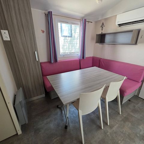 Mobilheim 6 personen - Classic | 3 Schlafz. | 6 Pers. | Erhöhte Terrasse | Klimaanlage