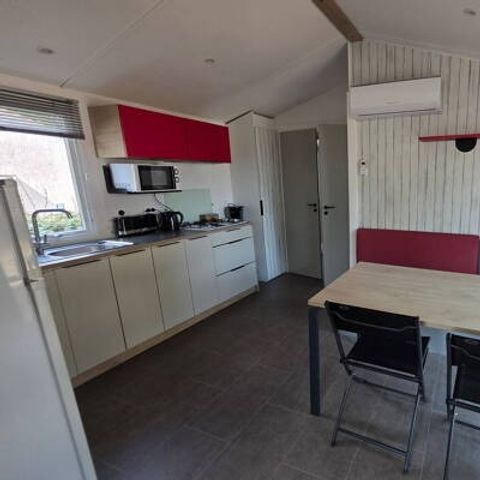 Mobilheim 6 Personen - Mobilheim | Comfort | 2 Zi. | 4/6 Pers. | Einfache Terrasse | Klim.