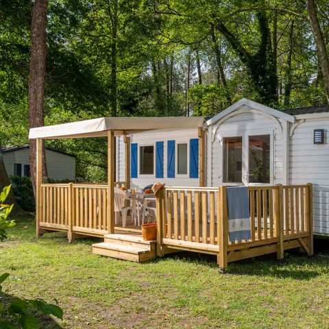 Mobilheim 6 Personen - Mobilheim | Classic XL | 3 Zi. | 6 Pers. | Erhöhte Terrasse | Klima.