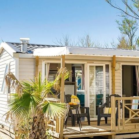 Mobilheim 4 Personen - Mobilheim | Classic | 2 Zi. | 4 Pers. | Erhöhte Terrasse | Klim.