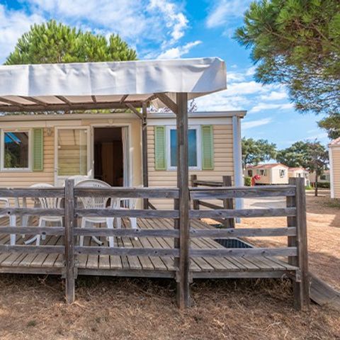 Mobilheim 4 Personen - Mobilheim | Classic XL | 2 Zi. | 4 Pers. | Erhöhte Terrasse | Klim.