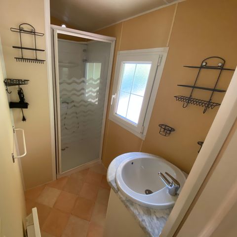 Mobilheim 4 Personen - Komfort 32m² (4p-2ch), Klimaanlage, TV