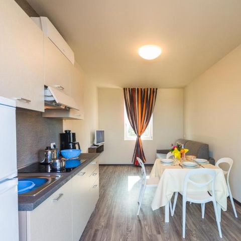 Apartement 4 Personen - obere mit zwei Teilen