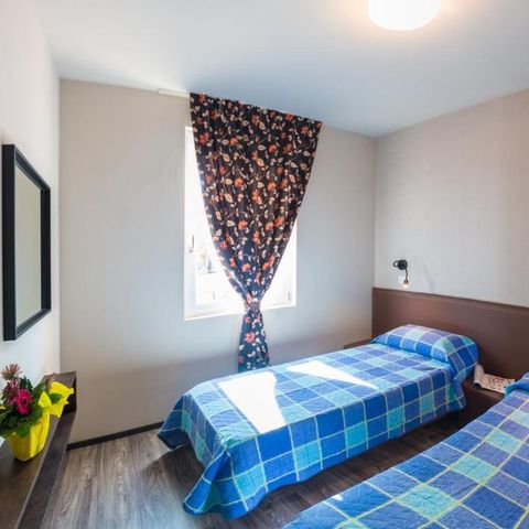 Apartement 4 Personen - obere mit zwei Teilen