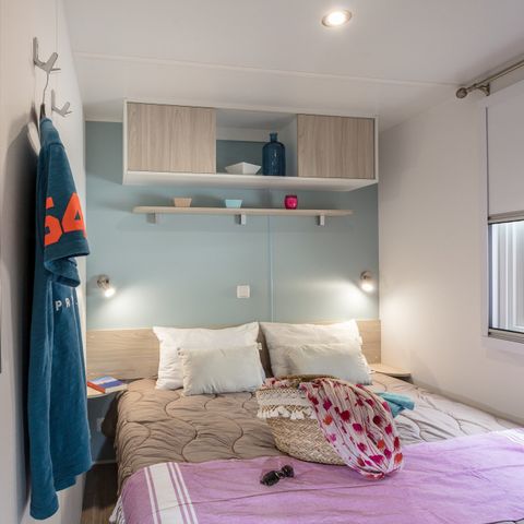 Mobilheim 6 personen - Comfort XL | 2 Zi. | 4/6 Pers. | Einfache Terrasse | Klima.