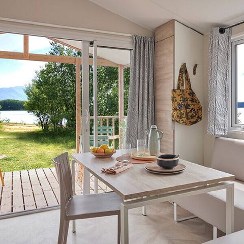 Mobilheim 6 Personen - Mobilheim | Comfort | 2 Zi. | 4/6 Pers. | Einfache Terrasse | Klima | TV