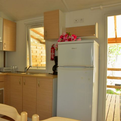 Mobilheim 6 Personen - 3 Schlafzimmer (Clim)