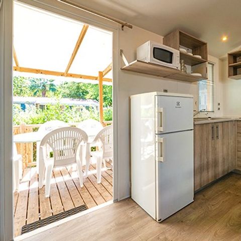 Mobilheim 6 personen - Mobilheim | Classic | 3 Schlafz. | 6 Pers. | Erhöhte Terrasse