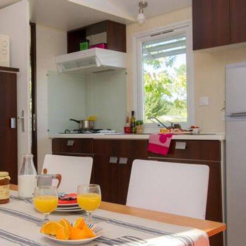 Mobilheim 6 Personen - Mobilheim | Classic | 3 Schlafz. | 6 Pers. | Einfache Terrasse