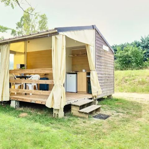 Safarizelt 4 personen - Zeltbungalow 3 Zimmer 4 Erwachsene (+ 1 Kind -9 Jahre) Ohne Sanitäranlagen